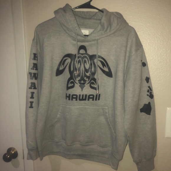 Grey Hawaii Hoodie - Picture 3 of 3